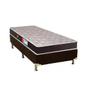 Imagem de Cama Box Solteiro Castor Sleep Max D45 88x188x52 + Box Castor Marrom