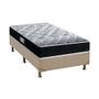 Imagem de Cama Box Solteiro: Colchão Anatômico Probel D33/EP Advanced Tech1500 + Base CRC Suede Clean(88x188)