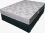 Imagem de Cama (Box Solteiro+Colchão D33) 88x188x17 Suede Bege