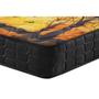 Imagem de Cama Box Solteiro: Colchão Espuma Anjos D28/EP Anatômico Pantanal + Base CRC Suede Black(88x188)