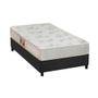 Imagem de Cama Box Solteiro: Colchão Espuma Castor D33 Sleep Max Relax + Base CRC Suede Gray(88x188)