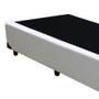 Imagem de Cama Box Solteiro Colchão Espuma D20 Bambo Branco Ducci + Box Sintético Branco (52x78x188)