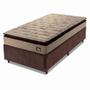 Cama Box Solteiro Colchão Espuma D33 Pillow Top Van Gogh 88x188x67cm Marrom Hellen Imagem de Cama Box Solteiro Colchão Espuma D33 Pillow Top Van Gogh 88x188x67cm Marrom Hellen