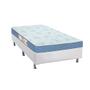 Imagem de Cama Box Solteiro: Colchão Espuma D45 Castor Sleep Max + Base CRC Courano White(88x188)