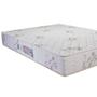 Imagem de Cama Box Solteiro: Colchão Espuma D45 Luckspuma  Gran Luck Floral Pró Saúde + Base CRC Courano White(88x188)