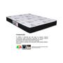 Imagem de Cama Box Solteiro: Colchão Espuma Orthoflex D28 Nápoles + Base CRC Suede Black(88x188)