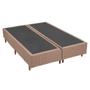 Imagem de Cama Box Solteiro: Colchão Espuma Polar D33 Pérola + Base CRC Rústico Clean(88x188)