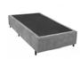 Imagem de Cama Box Solteiro Colchão Mola Ensacada Belos Sonhos + Box Sintético 60x88x188