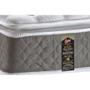 Imagem de Cama Box Solteiro: Colchão Molas Castor  Pocket Light Stress Oxygen New One Face + Base CRC Suede Gray(88x188)