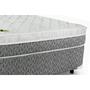 Imagem de Cama Box Solteiro: Colchão Molas MasterPocket Ensacadas Luckspuma Aspen + Base CRC Suede Gray(88x188)