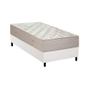 Imagem de Cama Box Solteiro: Colchão Molas Ortobom Hotelaria Multilastic Orthotel Superluxo + Base CRC Courano White(88x188)