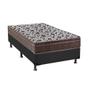 Imagem de Cama Box Solteiro: Colchão Molas Ortobom SuperPocket Physical + Base CRC Suede Gray(88x188)