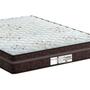 Imagem de Cama Box Solteiro: Colchão Molas Probel MasterPocket Ensacadas Evolution + Base CRC Suede Brown(88x188)