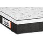 Imagem de Cama Box Solteiro: Colchão Ortopédico Plumatex D28 Falcon Ultra Firme + Base CRC Suede Black(88x188)