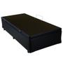 Imagem de Cama Box Solteiro com Baú Sonnoforte material sintético Preto com Pistão - 088x188