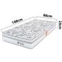 Imagem de Cama Box Solteiro com Colchão Ortopédico Firme Espuma D28 88x188m BF Colchões