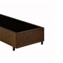 Imagem de Cama Box Solteiro Extremo Reforçado Suede King Design Marrom 88x188x40