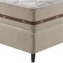 Imagem de Cama Box Solteiro King Bege + Colchão Molas Superlastic Bahamas 96x203x63cm