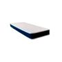 Imagem de Cama Box Solteiro King com Colchão Guldi Duplo Plus D28 Branca e Azul