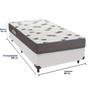 Imagem de Cama Box Solteiro Ortobom D33 Light Bege