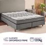 Imagem de Cama Box Solteiro Ortopédico Firme Sleep Time 88x188x51 Bf Colchões