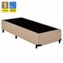 Imagem de Cama Box Solteiro Suede + Colchão De Espuma D33 - SerenePrime - 88cm Bege
