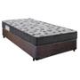 Imagem de Cama Box Solteiro Suede + Colchão De Espuma D33 - Sereneprime - 88cm marrom