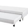 Imagem de Cama Box SOLTEIRO Universal Cosmopolita Bicama Branco - 078x188