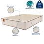 Imagem de Cama Box Viúva (box + Colchão) 128x188x73 Rubi Prorelax Pillow In Turn Free - Bege