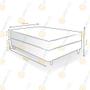 Imagem de Cama Box Viúva + Colchão De Espuma D33 - Castor - Sleep Max 128x188x53cm