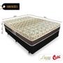 Imagem de Cama Box Viúva + Colchão De Molas Ensacadas - Castor - Class Pocket Híbrido One Face 128cm