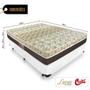 Imagem de Cama Box Viúva + Colchão De Molas Ensacadas - Castor - Class Pocket Híbrido One Face 128cm