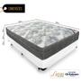 Cama Box Viúva + Colchão De Molas Ensacadas - Ortobom - ISO SuperPocket 128cm Imagem de Cama Box Viúva + Colchão De Molas Ensacadas - Ortobom - ISO SuperPocket 128cm