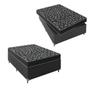 Imagem de Cama Box Viúva + Colchão Espuma D20 - 51x128x188cm - Várias Cores