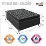 Imagem de Cama Box Viúva + Colchão Espuma D20 - 51x128x188cm - Várias Cores
