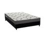 Imagem de Cama Box Viúva: Colchão Espuma D33 Ortobom Light Saúde + Base CRC Suede Black (128x188)