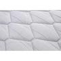 Imagem de Cama Box Viúva: Colchão Molas Ensacadas Herval MasterPocket La Playa C1634 + Base CRC Suede Gray(128x188x33)