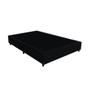 Imagem de Cama Box Viúva NK Camas Suede Preto 40x128x188