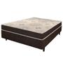 Imagem de Cama Box Viúva Preto + Colchão San Francisco Ortopédico Espuma D33 128x188x54cm