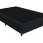 Imagem de Cama Box Viúva SP Móveis Suede Preto - 30x128x188