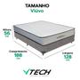 Imagem de Cama Box Viúvo Colchão Orthopedic D33 V-tech