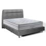 Imagem de Cama + Cabeceira Genebra Bouclé com Colchão de Molas Ensacadas D33 Pillow In Ortobom Freedom Queen 158cm