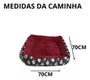 Imagem de Cama Cachorro Gato Caminha Pet Tam.70x70 GG Super Grande Vermelha