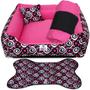Cama Caminha Pet Cachorro Gato Kit 04 Peças Lavável Tamanho M - CAZZA STORE Imagem de Cama Caminha Pet Cachorro Gato Kit 04 Peças Lavável Tamanho M