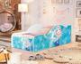 Imagem de Cama Carro Infantil Frozen Para Meninas Com Colchão Espuma D20 Branco