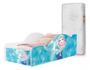 Imagem de Cama Carro Infantil Frozen Para Meninas Com Colchão Espuma D20 Branco