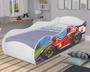 Imagem de Cama carro móveis para quarto infantil meninos com colchão