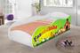 Imagem de Cama Carro quarto Infantil MDF com proteção lateral adesivada personagem