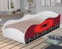 Imagem de Cama Carro  quarto Infantil MDF com proteção lateral adesivada personagem