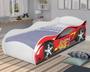 Imagem de Cama carro vermelho c/colchao